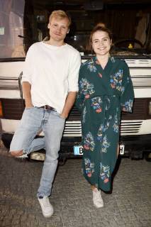Anton Spieker and Mala Emde at the premiere of the feature film 303 in the summer cinema Kulturforum Berlin 18 07 2018 Foto:xF.xKernx xFuturexImage