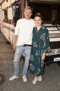 Anton Spieker and Mala Emde at the premiere of the feature film 303 in the summer cinema Kulturforum Berlin 18 07 2018 Foto:xF.xKernx xFuturexImage