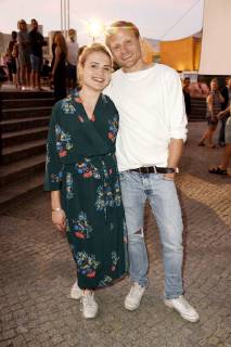 Mala Emde and Anton Spieker at the premiere of the feature film 303 in the summer cinema Kulturforum Berlin 18 07 2018 Foto:xF.xKernx xFuturexImage