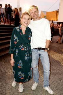 Mala Emde and Anton Spieker at the premiere of the feature film 303 in the summer cinema Kulturforum Berlin 18 07 2018 Foto:xF.xKernx xFuturexImage