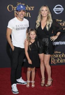 July 30, 2018 - U.S. - 30 July 2018 - Burbank, California - Teddi Jo Mellencamp, Cruz Arroyave, Cruz Arroyave. Premiere of Disney s Christopher Robin held at Walt Disney Studios. Photo Credit: PMA AdMedia U.S. - ZUMAa123 20180730_zaa_a123_086 Copyright: xPmax