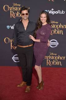 John Stamos with wife Caitlin McHugh at the premiere of the movie Christopher Robin at Walt Disney Studios Burbank 30 07 2018 Foto:xD.xStarbuckx xFuturexImage