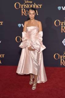 Rainy Milo at the premiere of the movie Christopher Robin at Walt Disney Studios Burbank 30 07 2018 Foto:xD.xStarbuckx xFuturexImage