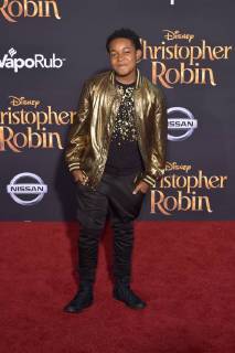 Issac Ryan Brown at the premiere of the movie Christopher Robin at Walt Disney Studios Burbank 30 07 2018 Foto:xD.xStarbuckx xFuturexImage