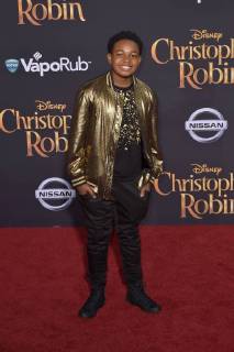 Issac Ryan Brown at the premiere of the movie Christopher Robin at Walt Disney Studios Burbank 30 07 2018 Foto:xD.xStarbuckx xFuturexImage