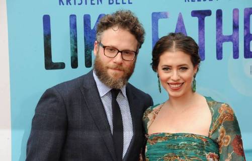 Entertainment Bilder des Tages July 31, 2018 - Hollywood, California, U.S. - Seth Rogen, Lauren Miller Rogenattends The Los Angeles Premiere of LIKE FATHER held at the Arclight Theater in Hollywood, California on July 31, 2018. 2018 Hollywood U.S. - ZUMAl86_ 20180731_zaf_l86_078 Copyright: xDavexLongendykex