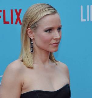 Cast member Kristen Bell attends the premiere of the motion picture comedy Like Father at the ArcLight Cinema Dome in the Hollywood section of Los Angeles on July 31, 2018. The storyline follows a workaholic woman who is left at the altar takes her honeymoon trip anyway with her overachieving father who left her mother because he believed his family was holding back his career.  LAP2018073107 JIMxRUYMEN