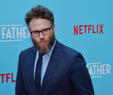 Cast member Seth Rogen attends the premiere of the motion picture comedy Like Father at the ArcLight Cinema Dome in the Hollywood section of Los Angeles on July 31, 2018. The storyline follows a workaholic woman who is left at the altar takes her honeymoon trip anyway with her overachieving father who left her mother because he believed his family was holding back his career.  LAP2018073110 JIMxRUYMEN