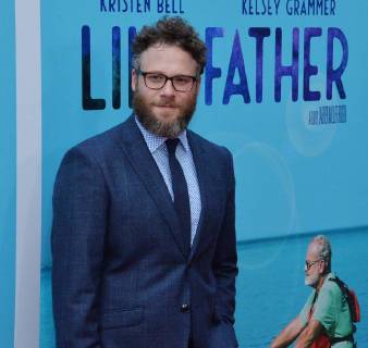 Cast member Seth Rogen attends the premiere of the motion picture comedy Like Father at the ArcLight Cinema Dome in the Hollywood section of Los Angeles on July 31, 2018. The storyline follows a workaholic woman who is left at the altar takes her honeymoon trip anyway with her overachieving father who left her mother because he believed his family was holding back his career.  LAP2018073111 JIMxRUYMEN