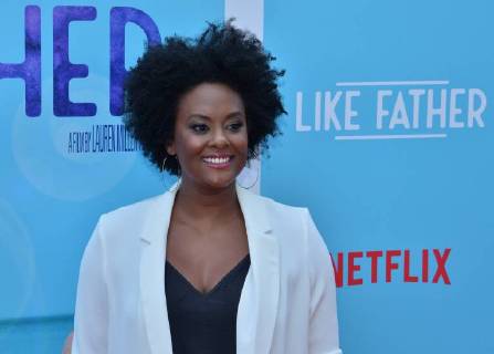 Cast member Blaire Brooks attends the premiere of the motion picture comedy Like Father at the ArcLight Cinema Dome in the Hollywood section of Los Angeles on July 31, 2018. The storyline follows a workaholic woman who is left at the altar takes her honeymoon trip anyway with her overachieving father who left her mother because he believed his family was holding back his career.  LAP2018073123 JIMxRUYMEN
