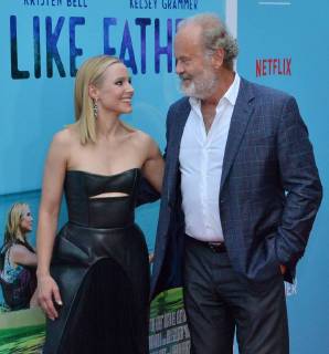 Cast members Kristen Bell and Kelsey Grammer attend the premiere of the motion picture comedy Like Father at the ArcLight Cinema Dome in the Hollywood section of Los Angeles on July 31, 2018. The storyline follows a workaholic woman who is left at the altar takes her honeymoon trip anyway with her overachieving father who left her mother because he believed his family was holding back his career.  LAP2018073129 JIMxRUYMEN