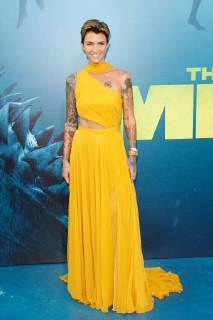Ruby Rose at the Premiere of Warner Bros The Meg held at the TCL Chinese Theatre in Hollywood, CA, August 6, 2018.  Copyright: xJosephxMartinezx 33647_054JM