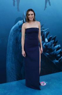 Cast member Jessica McNamee attends the premiere of the sci-fi motion picture thriller The Meg at TCL Chinese Theatre in the Hollywood section of Los Angeles on August 6, 2018. Storyline: After escaping an attack by what he claims was a 70-foot shark, Jonas Taylor must confront his fears to save those trapped in a sunken submersible.  LAP2018080631 JIMxRUYMEN