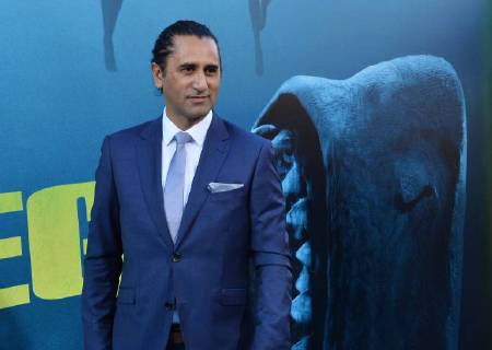 Cast member Cliff Curtis attends the premiere of the sci-fi motion picture thriller The Meg at TCL Chinese Theatre in the Hollywood section of Los Angeles on August 6, 2018. Storyline: After escaping an attack by what he claims was a 70-foot shark, Jonas Taylor must confront his fears to save those trapped in a sunken submersible.  LAP2018080636 JIMxRUYMEN