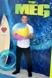 Josh Devine at The Meg Film Premiere on 6th Aug 2018 in Hollywood Los Angeles The Meg Film Premiere in Hollywood Los Angeles 2018