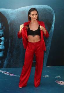 HOLLYWOOD, CA - August 6: Alyson Stoner, at Warner Bros. Pictures And Gravity Pictures Premiere Of The Meg at TCL Chinese Theatre IMAX in Hollywood, California on August 6, 2018. Copyright: xFayexSadoux