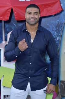 Shawne Merriman at the premiere of the movie The Meg at the TCL Chinese Theater Los Angeles 06 08 2018 Foto:xD.xStarbuckx xFuturexImage