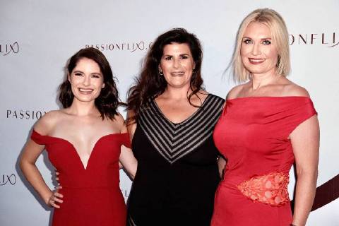 Olivia Applegate Kristy Bromberg and Tosca Musk at the Driven Film Premiere on 08.08.2018 in Los Angeles Passionflix s Driven World Premiere in Los Angeles 2018