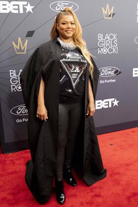 August 26, 2018 - Newark, New Jersey, U.S - QUEEN LATIFAH on the Black Girls Rock Red Carpet held at the New Jersey Performing Arts Center Newark U.S. - ZUMArf1_ 20180826_zaf_rf1_199 Copyright: xRickyxFitchettx