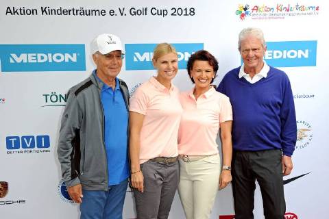 6 Action Childrens Dreams Golf Cup Franz Beckenbauer Anke Huber Margit Tönnies and Dietmar Hopp on the occasion of the 6 Childrens Dreams Golf Cup on 07 09 2018 in St Leon Rot 20180907MWI1465