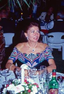 Soraya Esfandiary Bakhtiary Porträt der persischen Ex-Kaiserin Soraya, 1980er Jahre. Portrait of former Persian Empress Soraya, 1980s. Copyright: WolfgangxKühn UnitedArchives100451