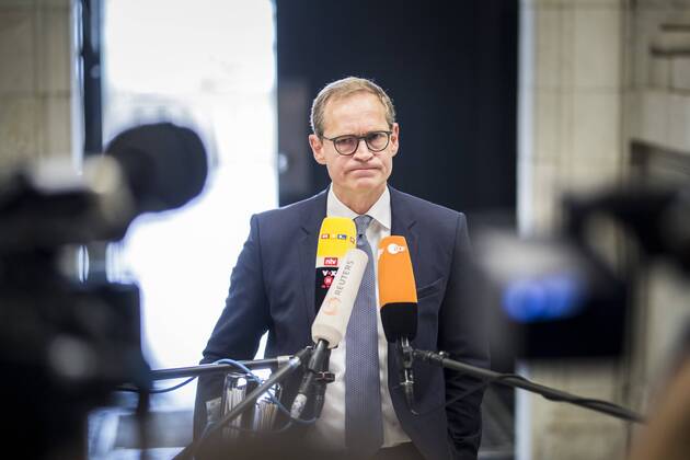 Michael Mueller SPD Governing Mayor of Berlin makes a statement during the meeting of the Federal Council in Berlin 21 09 2018 Berlin Germany Copyright: xFlorianxGaertner photothek.netx