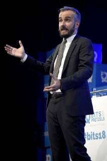 Jan Böhmermann at the 6-bit Pretzels Founders Festival 2018 at the ICM Munich 30 09 2018 Foto:xP.xSchönbergerx xFuturexImage