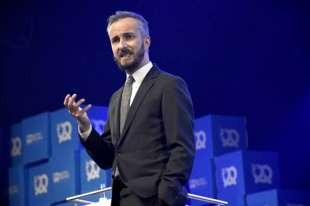 Jan Böhmermann at the 6-bit Pretzels Founders Festival 2018 at the ICM Munich 30 09 2018 Foto:xP.xSchönbergerx xFuturexImage