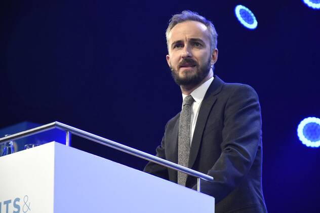 Jan Böhmermann at the 6-bit Pretzels Founders Festival 2018 at the ICM Munich 30 09 2018 Foto:xP.xSchönbergerx xFuturexImage