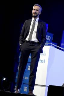 Jan Böhmermann at the 6-bit Pretzels Founders Festival 2018 at the ICM Munich 30 09 2018 Foto:xP.xSchönbergerx xFuturexImage