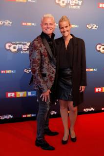 Guido Cantz and his wife Kerstin Ricker at the ceremony The German Comedy Award 2018 on 7 10 2018 in Koeln German Comedy Award 2018 in Koeln