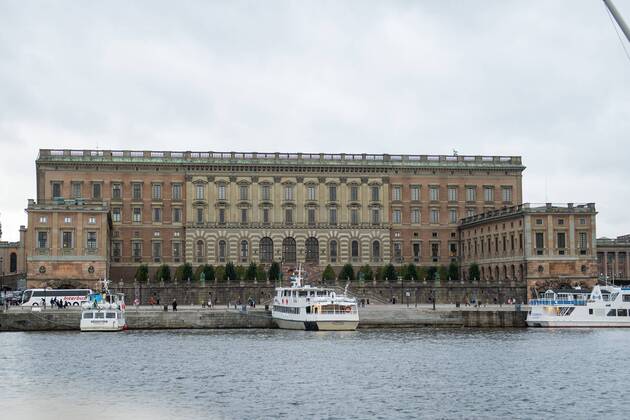 181009 Vybild över Stockholms slott den 9 oktober 2018 i Stockholm.  Copyright: MaximxThorex xBildbyran 36933473st