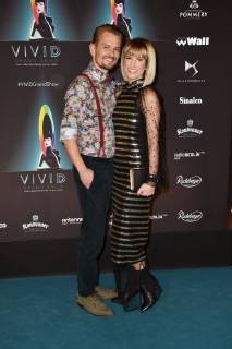 Isabell Horn with friend Jens Ackermann at the premiere of the Revue Vivid Grand Show at the Friedrichstadt Palast Berlin 11 10 2018 Foto:xF.xKernx xFuturexImage