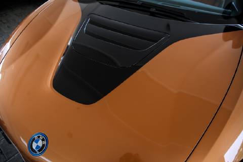 October 17, 2018 - Jakarta, Indonesia - BMW i8 Roadster displayed during a media preview in Jakarta, Indonesia on Wednesday, October 17, 2018. Jakarta Indonesia - ZUMAn230 20181017_zaa_n230_142 Copyright: xAndrewxLotulungx