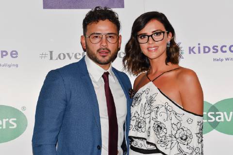 Ryan Thomas and Lucy Mecklenburgh attend the Specsavers Spectacle Wearer Of The Year at 8 Northumberland Avenue in London. OCTOBER 24th 2018 SLIx183865