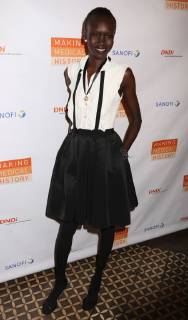 October 24, 2018 - New York City, New York, U.S. - Model ALEK WEK attends the Drugs for Neglected Diseases initiatives (DNDi) celebrates inaugural Making Medical History Gala held the Bowery Hotel. New York City U.S. - ZUMAk03_ 20181024_zaf_k03_096 Copyright: xNancyxKaszermanx