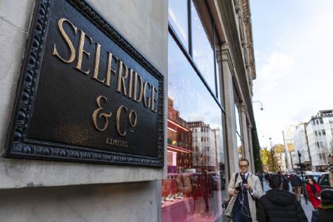 November 13, 2018 - London, London, UK - London, UK. General view of the Selfridges store in central London where a group of people used a car in a smash and grab robbery. London UK - ZUMAl94_ 20181113_zaf_l94_042 Copyright: xRobxPinneyx