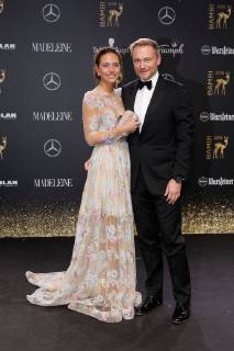 Christian Lindner and Franca Lehfeldt at the Bambi 2018 award ceremony on 16 11 2018 in Berlin Bambi 2018 award ceremony in Berlin