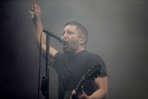 November 18, 2018 - EUM20181118ESP60.JPG.CIUDAD DE MEXICO.- Concert Concierto-Corona Capital.- 18 de noviembre 2018.- Presentacion de Nine Inch Nails en el Festival Corona Capital, realizado en el Autodromo Hermanos Rodriguez. Foto: Agencia EL UNIVERSAL RCC.  - ZUMAu78_ 20181118_zaf_u78_123 Copyright: xNadyaxMurillox