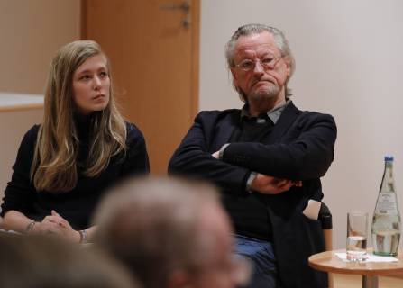 Ann Kathrin Zierau Prof Dr Peter Brandt Germany Berlin Willy Brandt House Book launch History of the SDS 20 11 2018