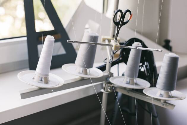 Spools and scissors in tailor shop property released  JUBF00282