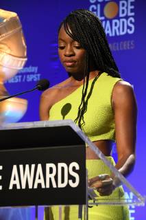 06 December 2018 - Beverly Hills, California - Danai Gurira . 2018 Golden Globes Nominations held at Beverly Hilton Hotel. Photo Credit: Birdie Thompson AdMedia 233097 2018-12-06 CA Beverly Hills Etats-Unis  Copyright: xAdMediax STAR_233097_001