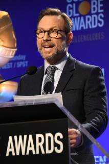 06 December 2018 - Beverly Hills, California - Christian Slater . 2018 Golden Globes Nominations held at Beverly Hilton Hotel. Photo Credit: Birdie Thompson AdMedia 233097 2018-12-06 CA Beverly Hills Etats-Unis  Copyright: xAdMediax STAR_233097_002