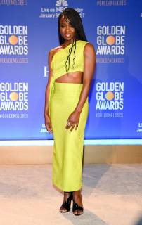 Danai Gurira arriving at the 76th Annual Golden Globe Nominations in Beverly Hills, California - Dec 6, 2018 - Golden Globe Nominations 2018, Beverly Hills California United States Beverly Hilton Hotel  Copyright: xOxConnorx h_00568816