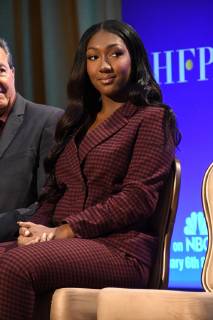 06 December 2018 - Beverly Hills, California - Isan Elba. 76th Annual Golden Globe Nominations Announcement held at the Beverly Hilton Hotel. Photo Credit: Birdie Thompson AdMedia 233107 2018-12-06 CA Beverly Hills Etats-Unis  Copyright: xAdMediax STAR_233107_057