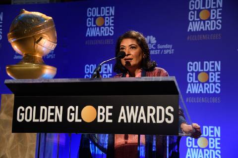December 6, 2018 - Beverly Hills, California, U.S - Hollywood Foreign Press Association (HFPA) President, Meher Tatna at the 76th annual Golden Globe Awards nominations on Thursday December 6, 2018 from the Beverly Hilton Hotel in Beverly Hills, CA. The 76th Golden Globes are set to air on NBC on January 6, 2019. Beverly Hills U.S. - ZUMAp124 20181206_zaa_p124_012 Copyright: xHfpa Poolx