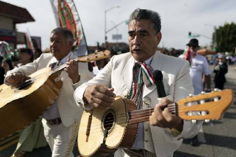 December 9, 2018 - Los Angeles, California, United States - People take part in the 87th Annual Procession and Mass in honor of Our Lady of Guadalupe in Los Angeles, California on December 9, 2018. The Catholic procession is the oldest religious procession in Los Angeles and celebrates the apparition of the Virgin Mary in Mexico in 1531. Los Angeles United States  - ZUMAn230 20181209_zaa_n230_559 Copyright: xRonenxTivonyx