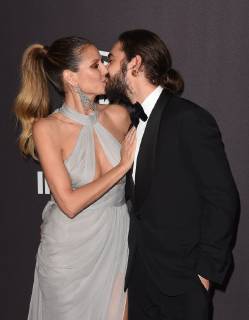 BEVERLY HILLS, CA - JANUARY 06: Heidi Klum (L) and Tom Kaulitz attend the 2019 InStyle and Warner Bros. 76th Annual Golden Globe Awards Post-Party at The Beverly Hilton Hotel on January 6, 2019 in Beverly Hills, California. Photo: imageSPACE MediaPunch Copyright: ximageSPACEx