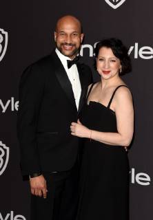 LOS ANGELES, CALIFORNIA - JANUARY 06: Keegan-Michael Key and Elisa Pugliese attend the Warner InStyle Golden Globes After Party at the Beverly Hilton Hotel on January 06, 2019 in Beverly Hills, California. Photo: imageSPACE MediaPunch Copyright: ximageSPACEx
