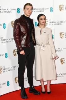 English actor Will Poulter and English actress Hayley Squires attend the EE BAFTA Film Awards Nominations Announcement at the Princess Anne Theatre, BAFTA in London. JANUARY 9th 2019  SLIx1980